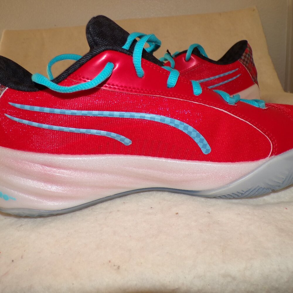 Puma All-Pro Nitro Scoot Henderson Mens Red Basketball Sneakers size 10 1/2 NEW